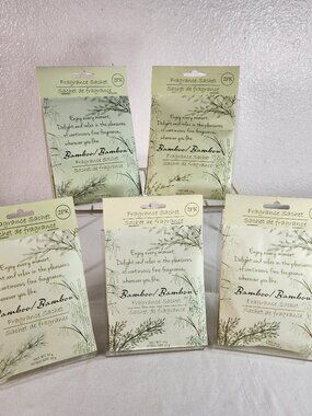 Cottage Core Bamboo Scented Sachet Drawer Scent Bags 5 Packs of 2 Fast Ship